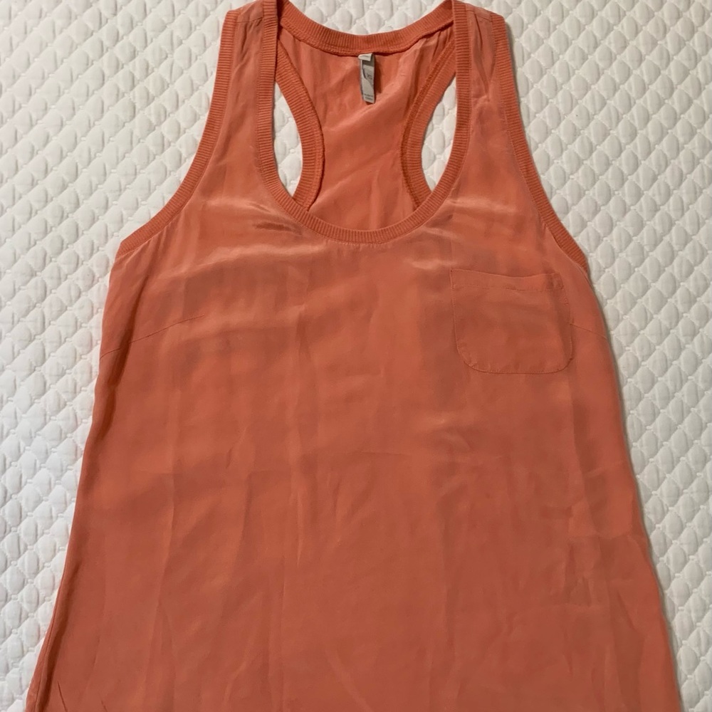 Joie "Alicia" 100% Silk Racer back tank top